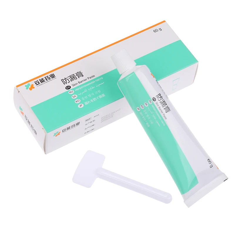 60 جرام مسحوق العناية بالبشرة ملحقات ستوما بعد الجراحة كريم أداة حاجز لصق مانع للتسرب لحقيبة الفغرة المضادة للمرهم