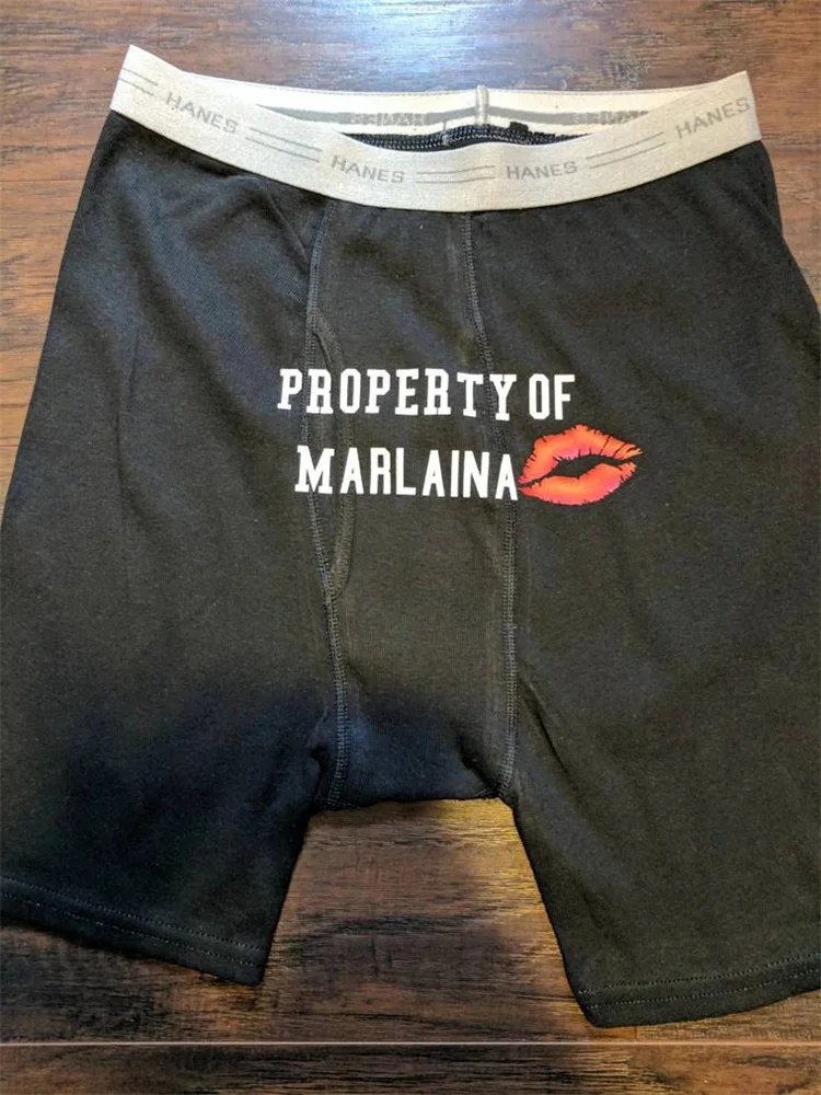 Property of/ stocking stuffer/ Custom boxer briefs/ Valentine's day gift for men/ husband gift/ man gift/ funny gift for men