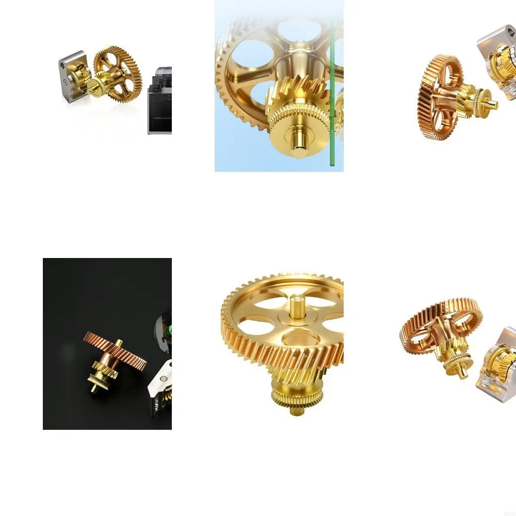 

Filament Feeder Gear for P2S Printer Double Gear All Metal Replacement Parts Idler Arm, and Deep Tooth Drive 896C