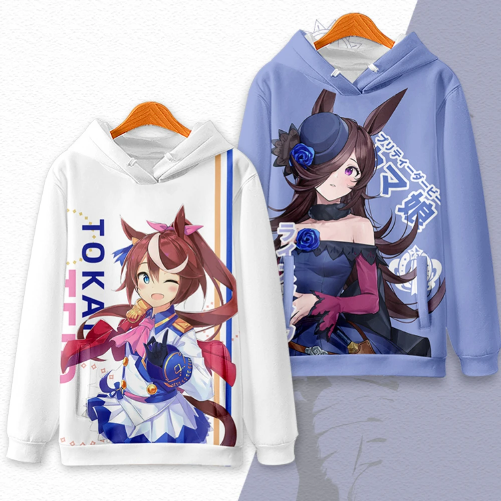 

Anime UmaMusume Pretty Derby 3D Print Oversized Women/men Hoodie Sweatshirt Streetwear Hip Hop Pullover Hooded Jacket Outerwear