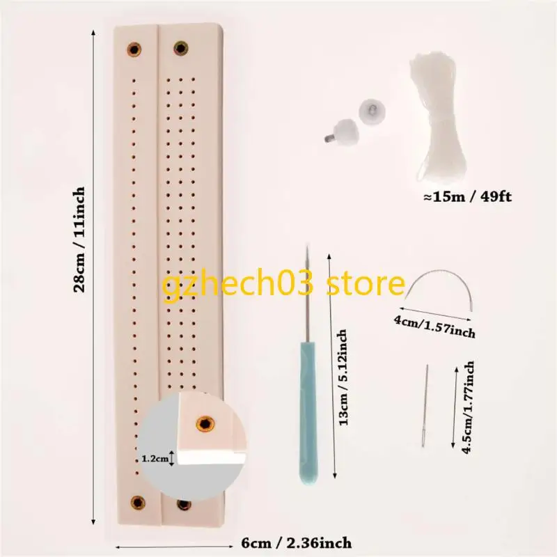 G2AC Punching Tool Curved Needle Sewing Needle and Thread For Binding Notebooks