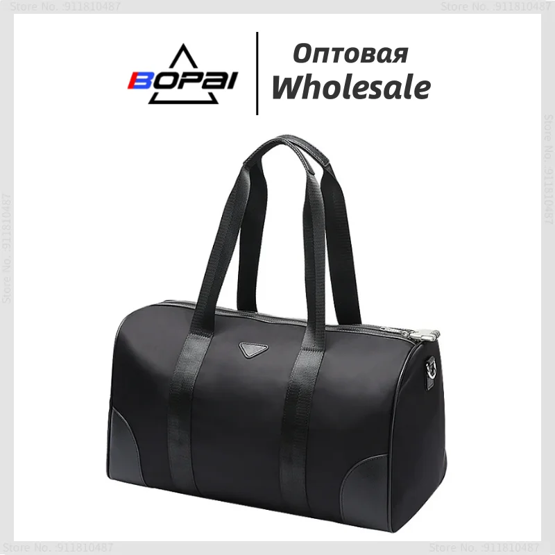 BOPAI Bolsa de viaje de gran capacidad impermeable de gran capacidad Unisex bolsa de Fitness deportivo de gran capacidad Lightweigh Outdoor Men