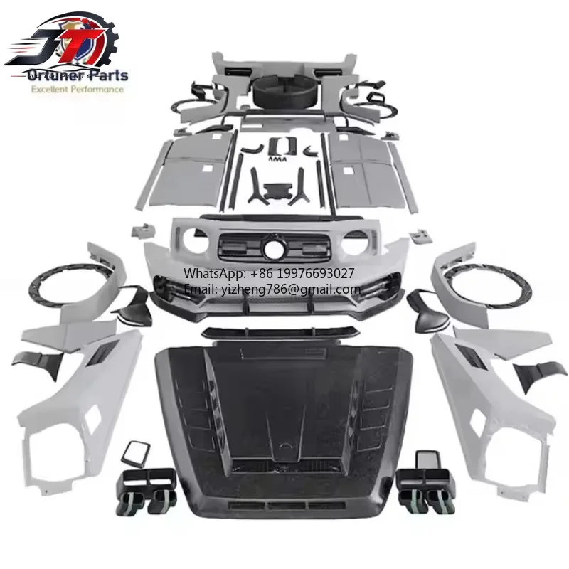 JT MSY P900 Dry Carbon Fiber Body Kit For Mercedes Benz G Class W464 W463A AMG G63 G500 G550 Conversion Kit