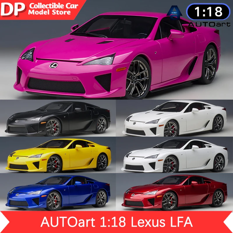 

AUTOart 1:18 Scale Lexus LFA Car Models Collectible Diecast Model Vehicle Finished Product Holiday Gifts, Ship Now