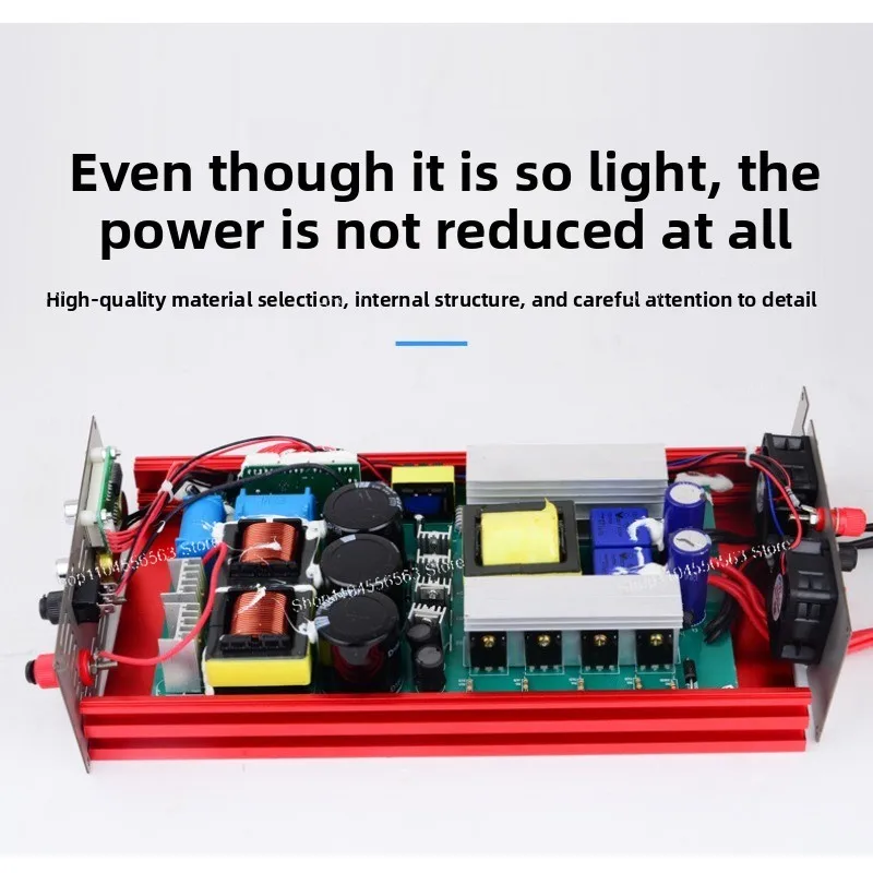 1600G High Power Smart Digital Series Dual Silicon Inverter Booster 12V MOSFET 1800W Module for Car