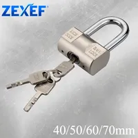 ZEXEF Stainless Steel Door Locker Lock Padlock Household Anti-pick Anti-theft Dormitory Waterproof Rustproof Security padlocks