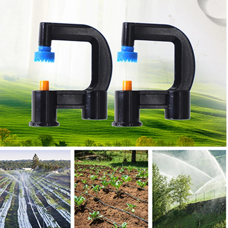 

20Pcs 7.5mm G-type Serrated Sprinkler Nozzles 360° Refraction Horticulture Greenhouse Garden Orchard Flower Watering