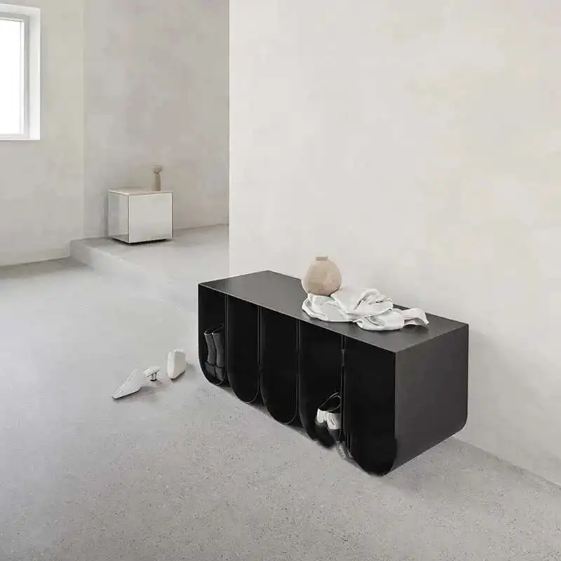 Designer Dining Stools Kitchen Wrought Iron Arch Porch Bench Shoe Changing Stool Nordic Creative Home Fashion Dining Bench B