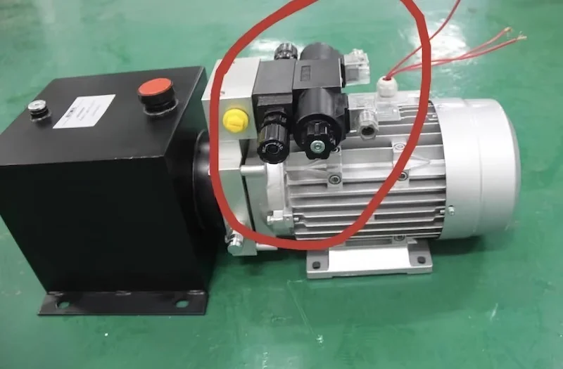 صنع في الصين DC24V محطة مضخة الطاقة الهيدروليكية المخصصة بدون جهاز التحكم عن بعد