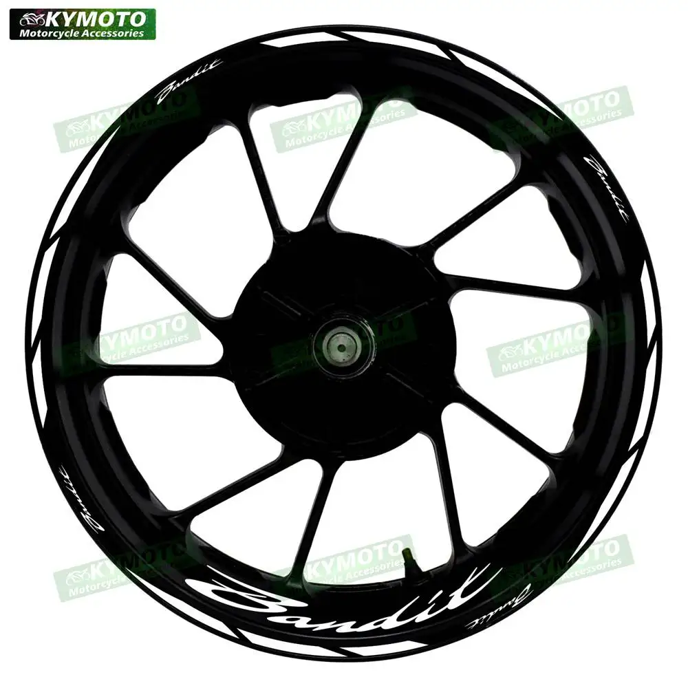 

For Bandit motorcycle accessories 17 inch front and rear wheel stickers fairing rims reflective waterproof decals decoration