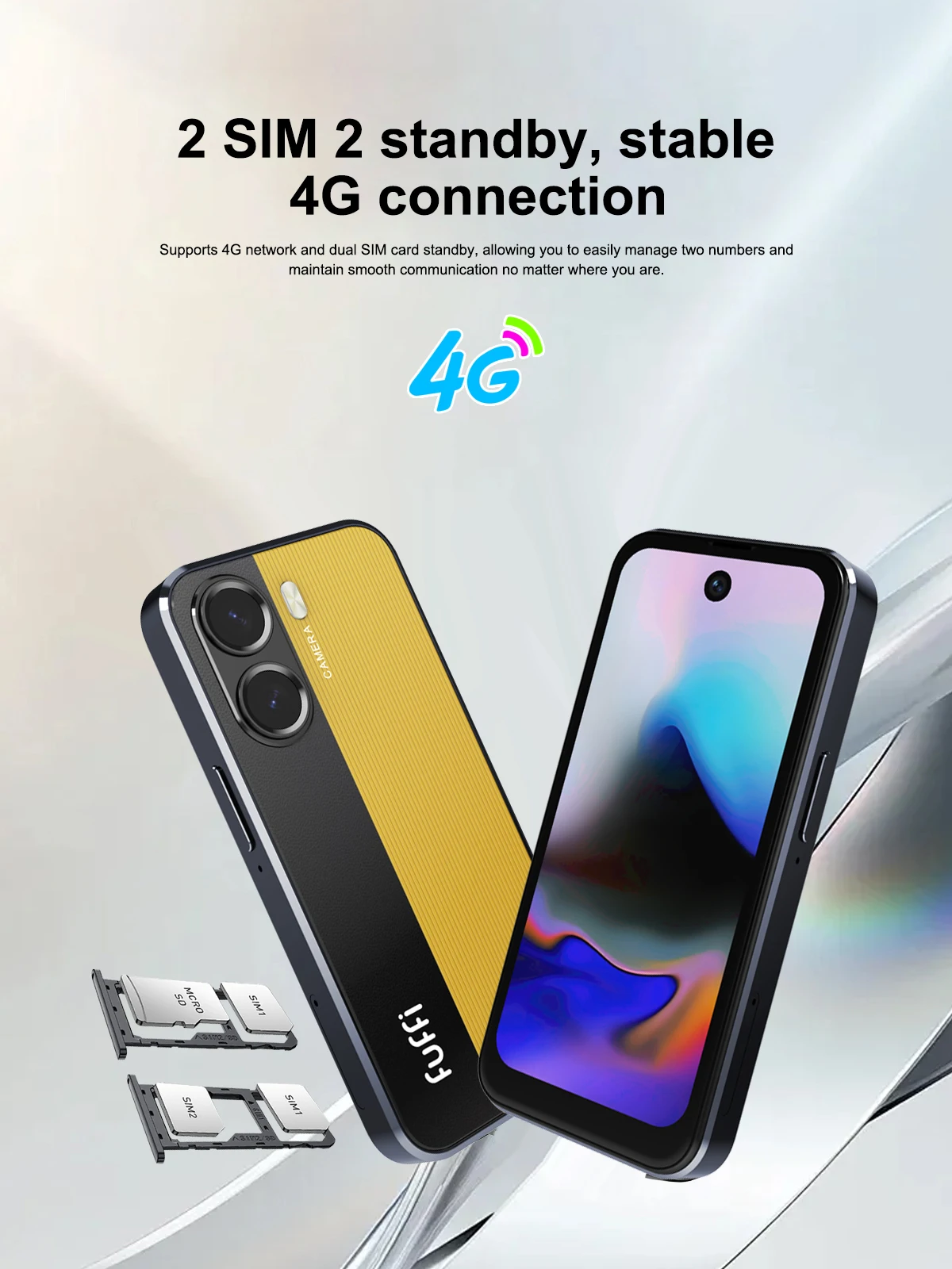 FUFFI X7 Mini Smartphone Android 2GB RAM 16GB ROM 3.75