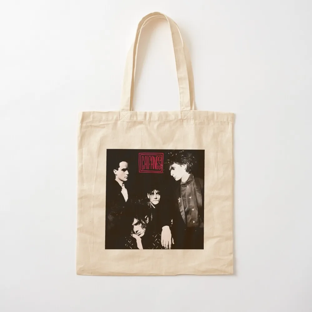 الفرقة Caifanes شعار الموسيقى المشارك حمل حقيبة حمل حقيبة مخصصة حمل الحقائب الجمالية حقيبة قماش أكياس البقالة قابلة لإعادة الاستخدام #2