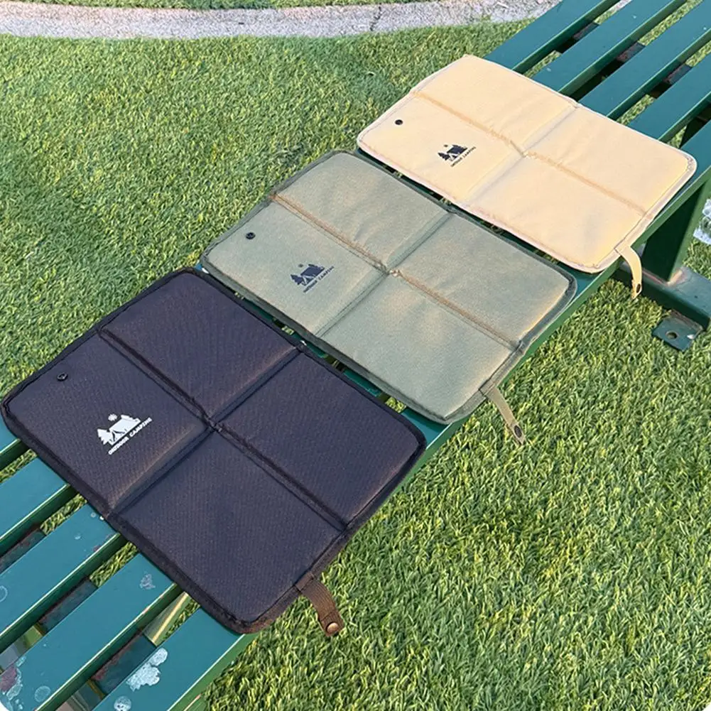 Faltbare Outdoor-Sitzauflage aus 600D Oxford-Gewebe, wasserdichtes Strandkissen, tragbare Wander- und Camping-Sitzauflage für Reisen – Detail 12