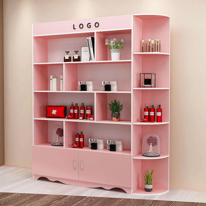 

Cabinets Beauty Salon Barber Shop Mother and Baby Shop Product Shelf Customized Display Cosmetics Display Shelf