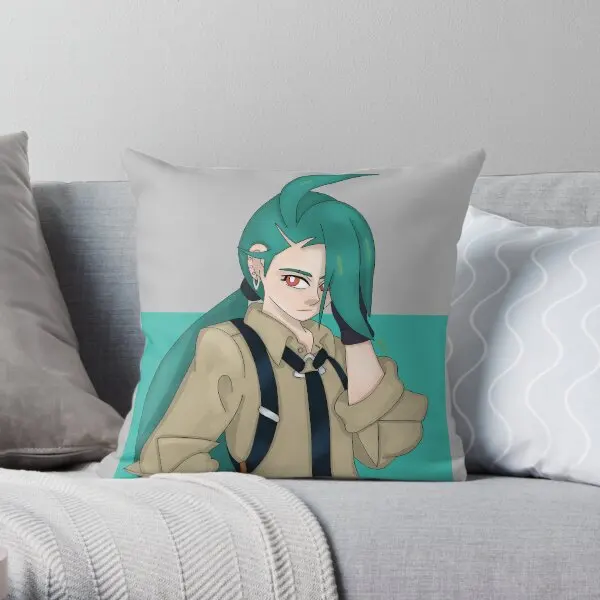 Elite Four Member Rika  Printing Throw Pillow Cover Hotel Wedding Anime Case Waist Throw Cushion Pillows not include One Side