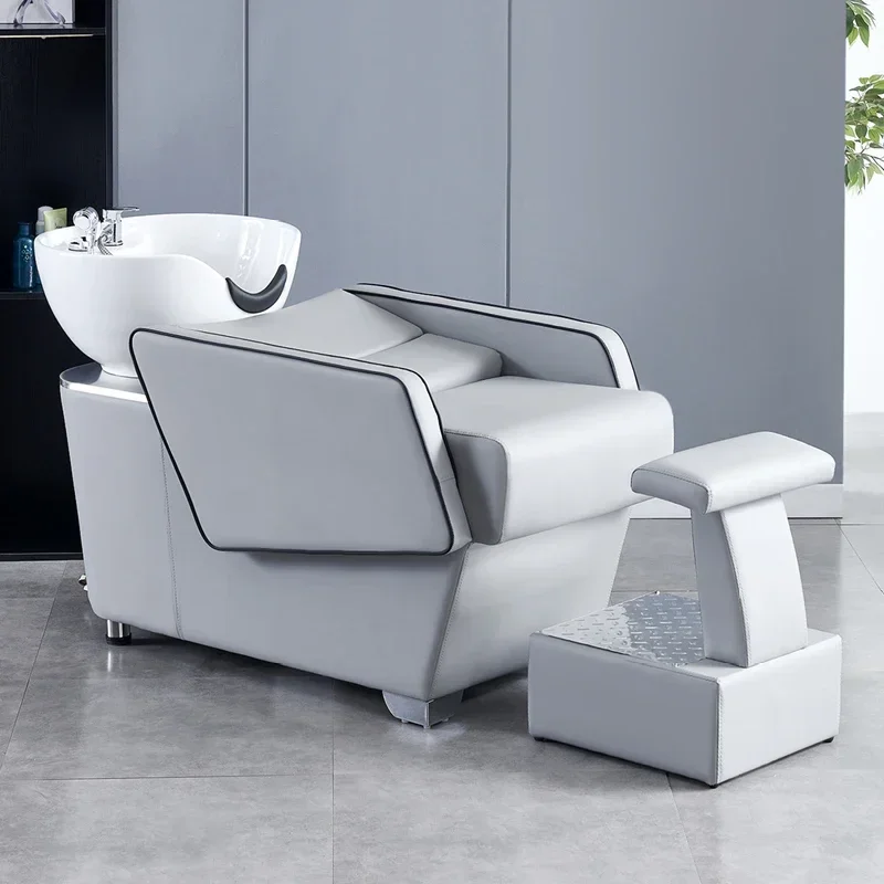 

Barber Sink Hair Wash Shampoo Chair Beauty Salon Hair Cutting Water Circulation Head Spa Wash Hair Hairstyle Furniture