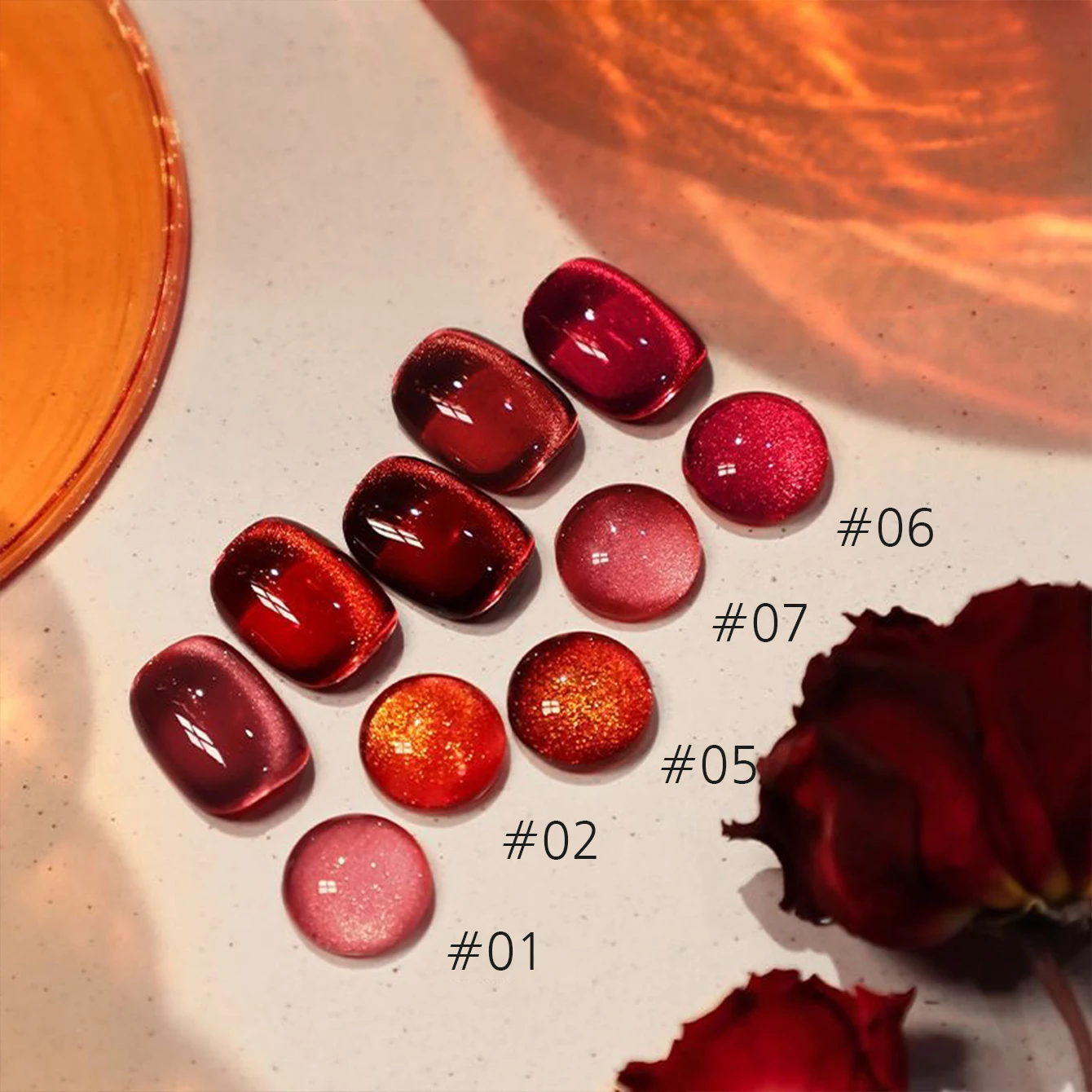 10ML Autunno Inverno Lucky Red Cat Eye Gel Polish Ciliegia Scuro Vino Rosso Glitter Diamante Sparkle Piccione Rosso Sangue Natale Nail Art