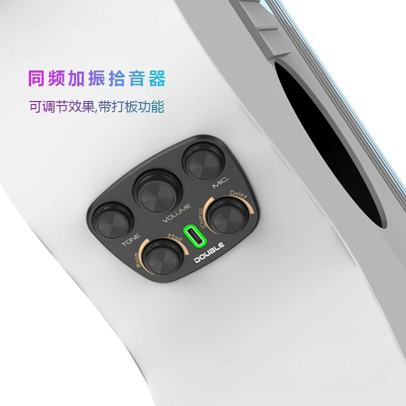 Pickup for Acoustic Guitar, Double Same Frequency Vibration, Classical and Folk Guitar Sound Enhancer, New Version