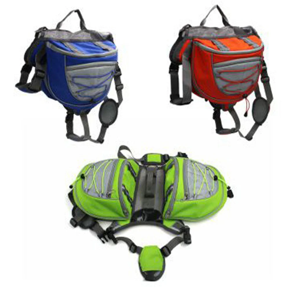 

Traveling Dog Carry Small Schoolbag Backpack Bagpacks Pets Harness Blue Saddlebag
