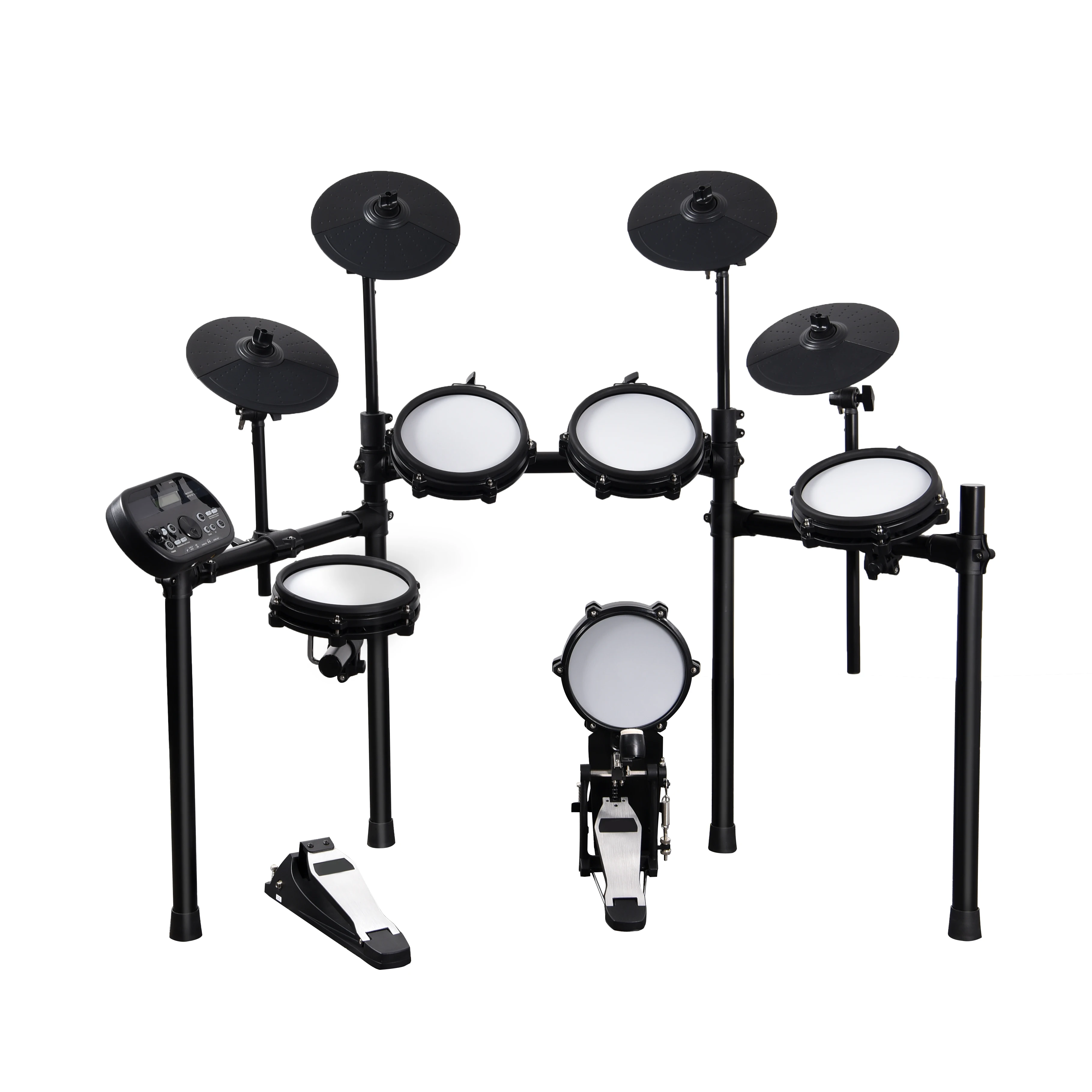 

Wholesale Percussion Musical Instrument Electronic Kit with Two Pedals Professional Drum Unit