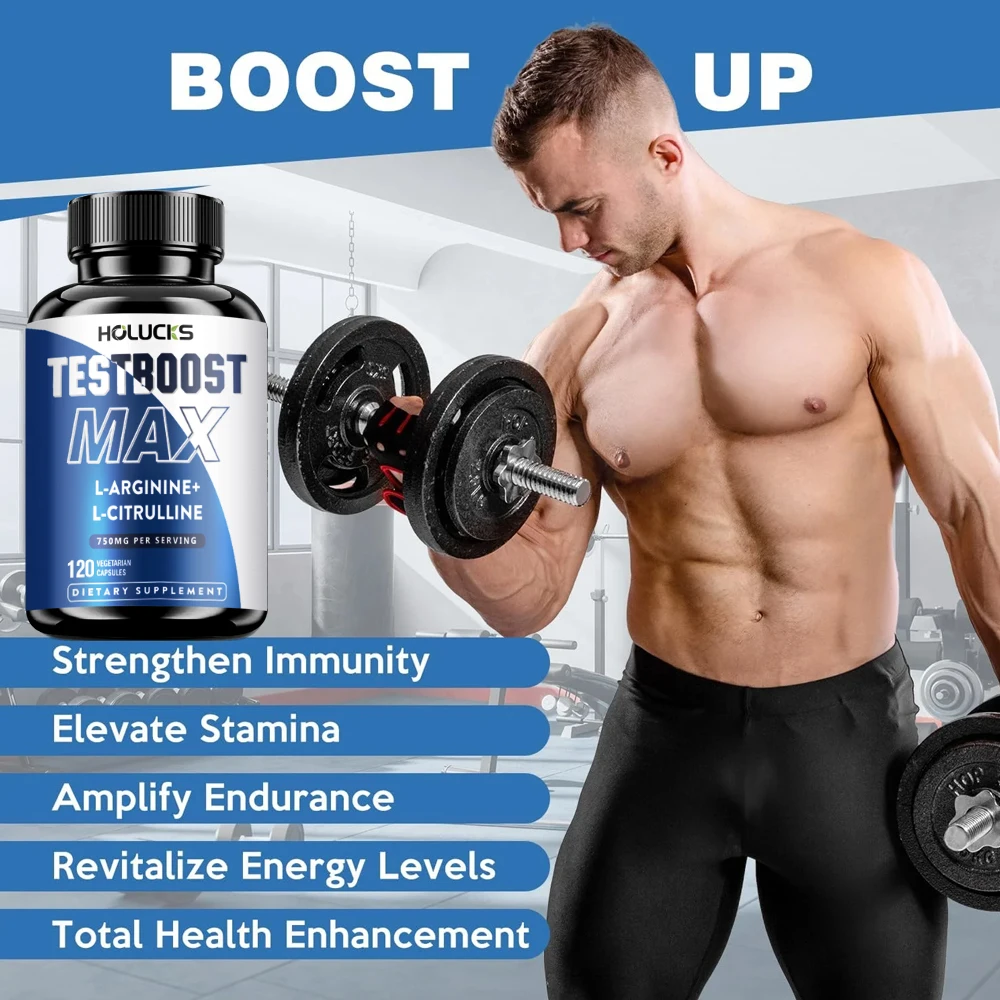Suplemento Masculino L-Arginin - Pre Workout Supplement avaliação e preço