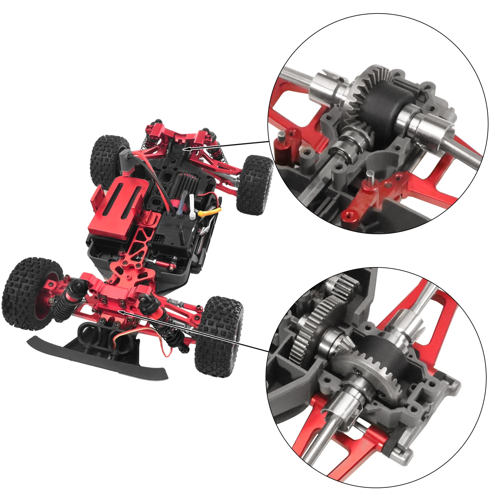 MJX Upgraded Metal Front and Rear Differential Gear Hyper Go 16207 16208 09 10 16218 14301 14302 14303 RC cars trucks parts