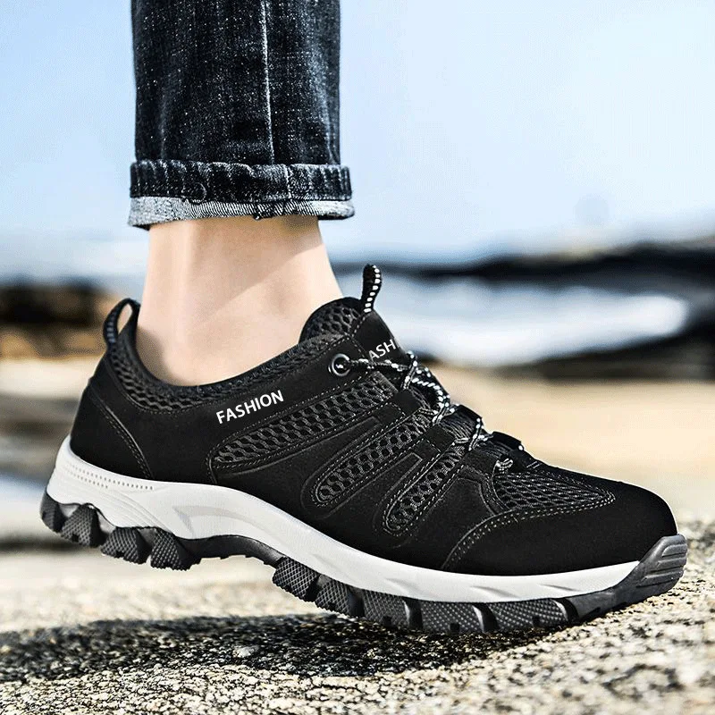 Men's Casual Shoes Men's Sneakers Summer New Men's Breathable Mesh Shoes, Fashionable and Versatile Casual Sports Running Shoe