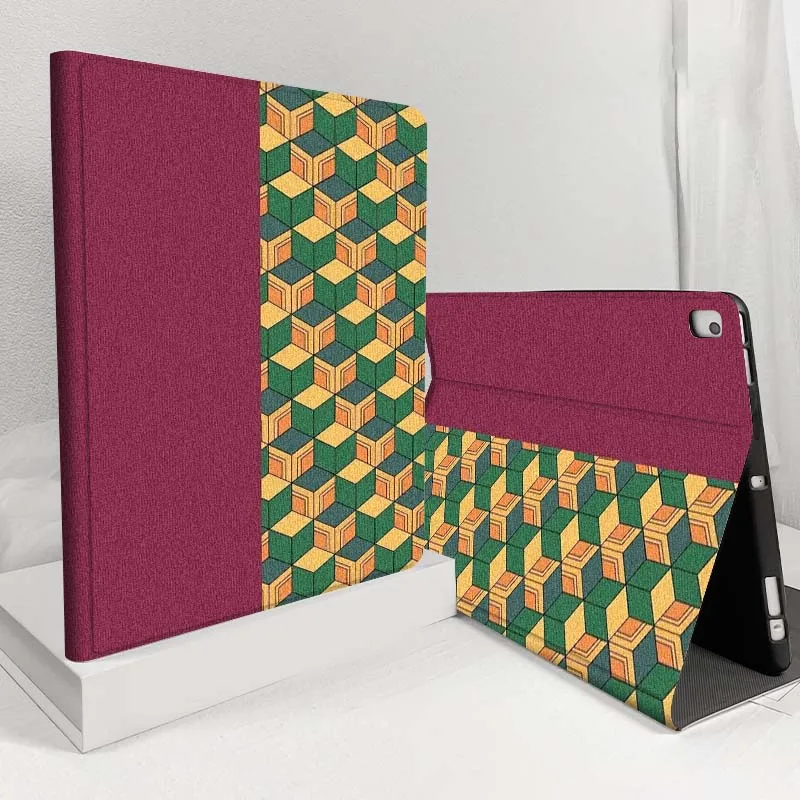 

Чехол для планшета Demon Slayer Art Logo для iPad Pro Air Mini 1 2 3 4 5 6 7 7th 8th 9th 10. 11th 10.2 9.7 10.5 10.9 11 12.9 13 дюймов