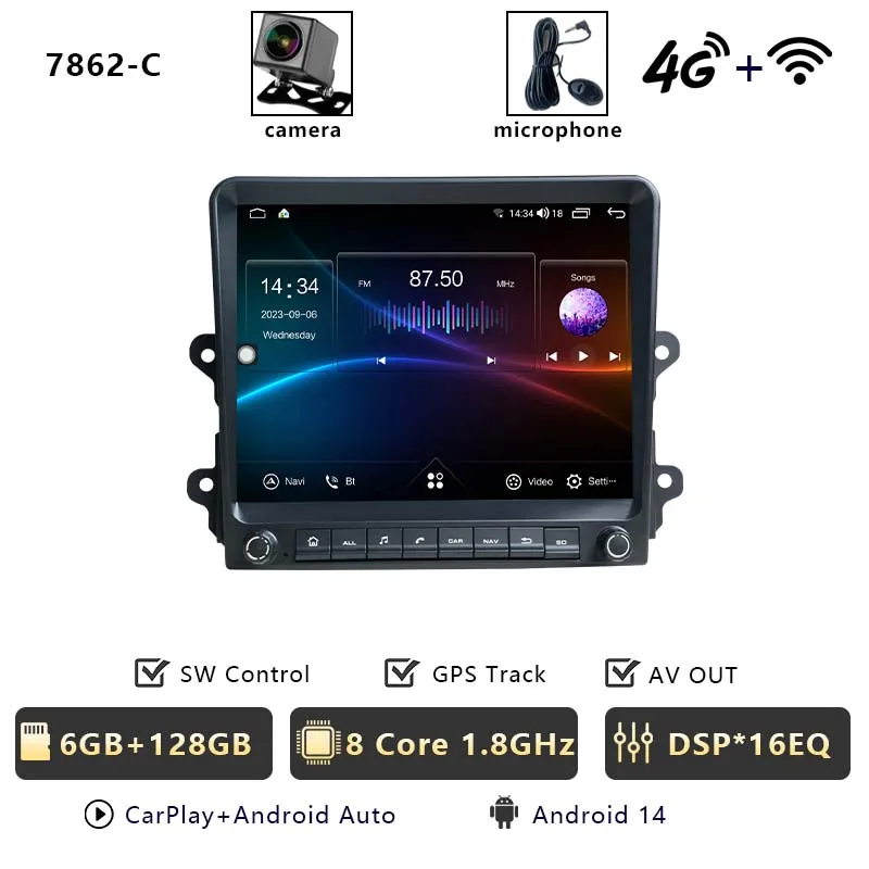 CHSTEK Android 14 Autoradio Carplay für Porsche Cayman 981 918 911 Boxster 718 982 997 991.1 992.1 Stereo GPS Navi WIFI 4G BT FM