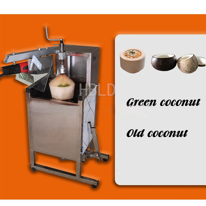 

Fully Automatic Fresh Coconut Opening And Cutting Machine Multifunctional Kitchen Tool for Home Use