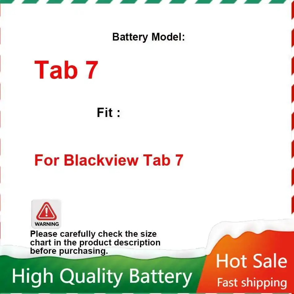 Tablet Battery For Blackview Tab 7 6580Mah Robust Reliable Power