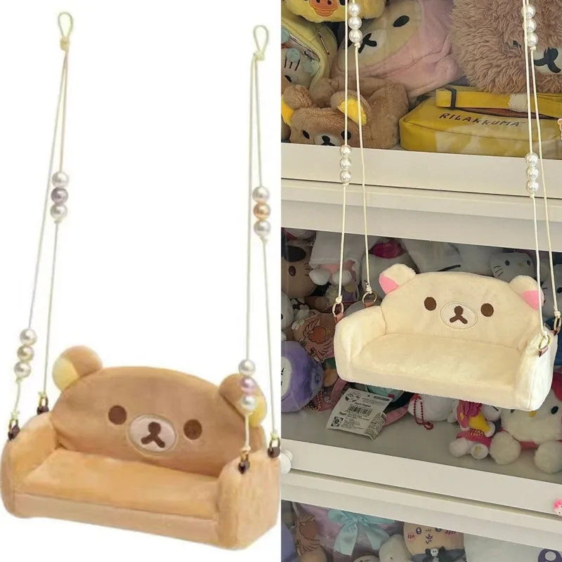 

Rilakkuma Cute Bear Swing Hanging Decoration Pendant For Bedroom Baby Room Nursery Setup New Anime Style Birthday Gift Accessory