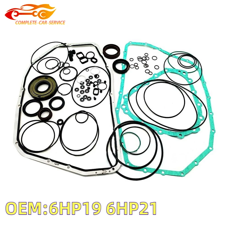 6HP19 6HP21 Transmission Gearbox Overhaul Gasket Seal Kit 7pcs  Fits For AUDI A6 A8 Q7 BMW X3 X5