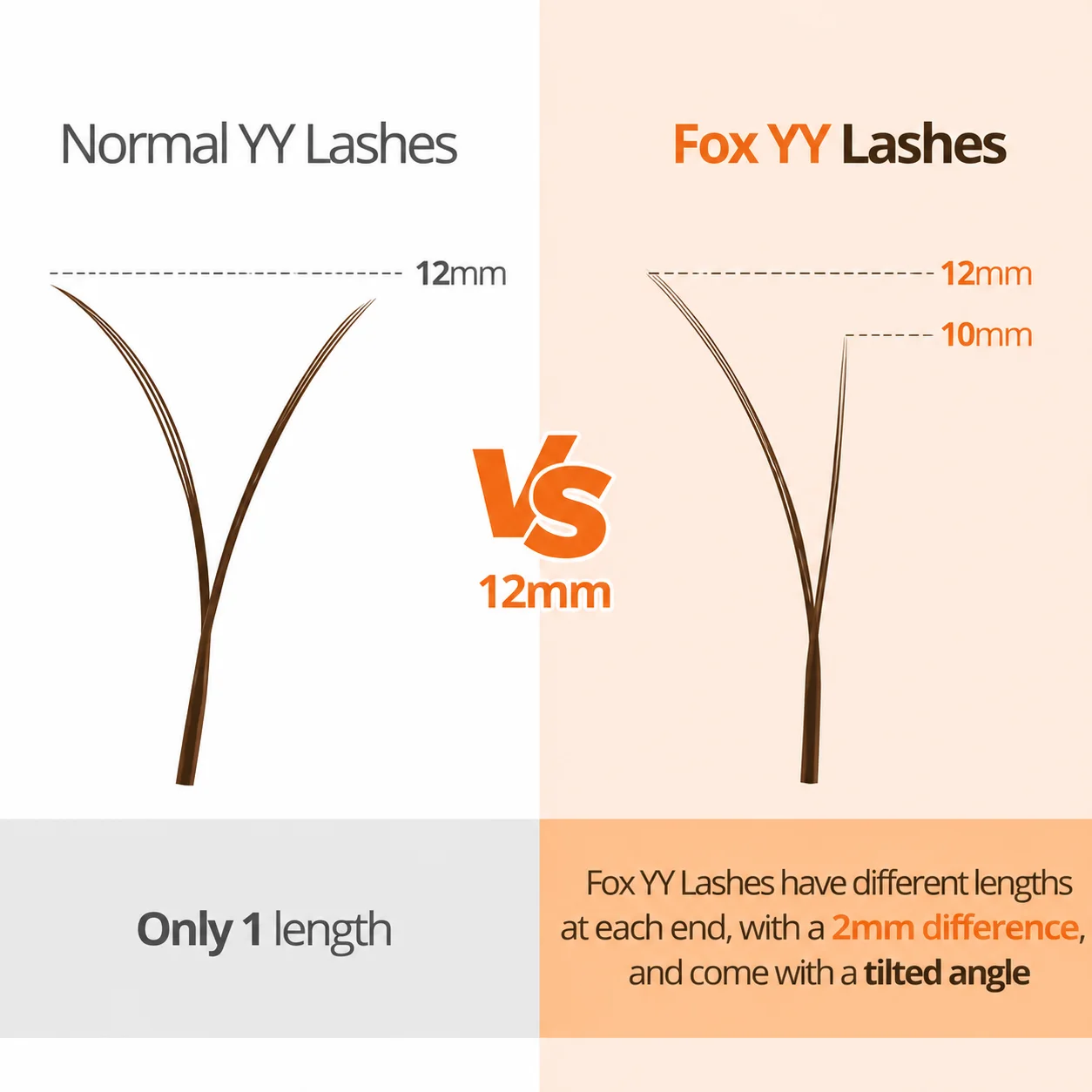Winky Beauty Brown Fox Yy Lash - Eyelash Extension Y Shape review and price