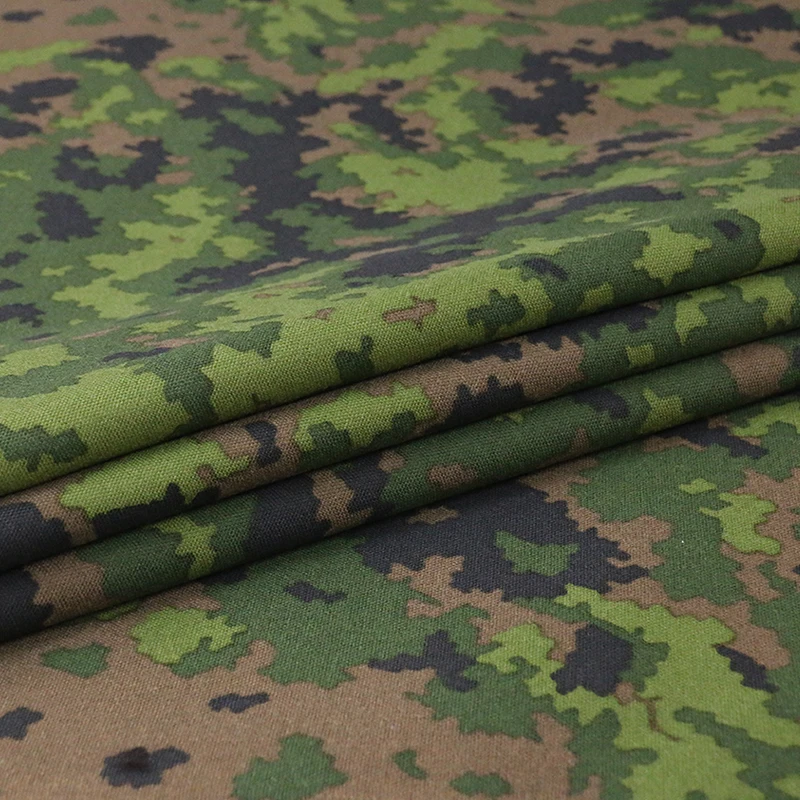 500D Nylon M05 FINNISH WOODLAND CAMO (IRR ) TACTICAL GEARS Fabric Cloth PU Coating Backpag Tactical Vest DIY