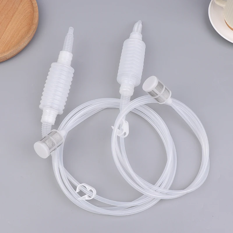 2M/2.5M Semi-automatic Home Brew Syphon Pack For Wine Making Hand Knead Siphon Filter Food Grade Tube For Homebrew