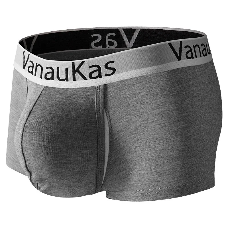 

Men's Sile Front Separate Pouch Boxers Dual Pouch Breathable Underwear Youth Boys Post-circumcision Recovery Phase Underpants