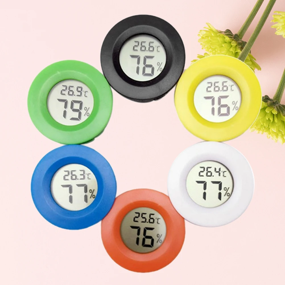 

Humidity Thermometer Easy-to-read LCD Temperature Electronic Living Room Hygrothermograph Mini