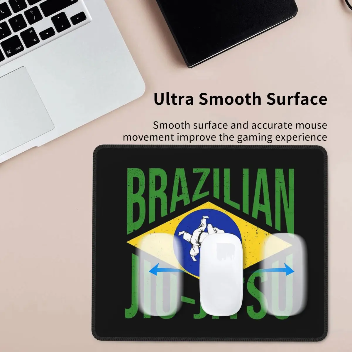 

Brazilian Jiu-Jitsu BJJ - Gift For Martial Arts Lovers Mouse Pad Computer Keyboard Mouse Mat Gamer Laptop Desk Mat Table Mats