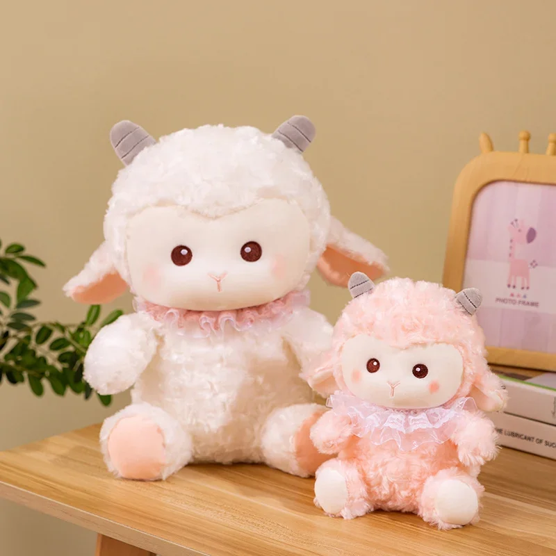 New 23/30cm Kawaii Animal Sheep Plush Toys Creative Lamb Dolls Cute Children Girls Birthday Gifts Room Decoration