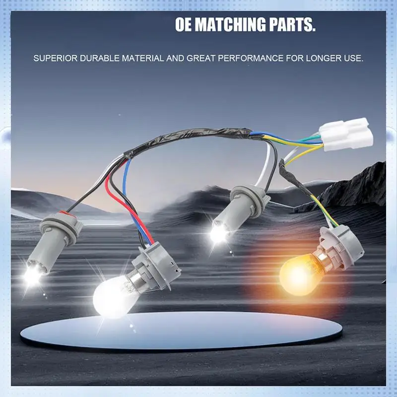 

AM-Taillight Lamp Socket Wiring Harness For Hyundai 92450-3Q000 Sonata Taillight Lamp Socket Taillight Wiring Harness