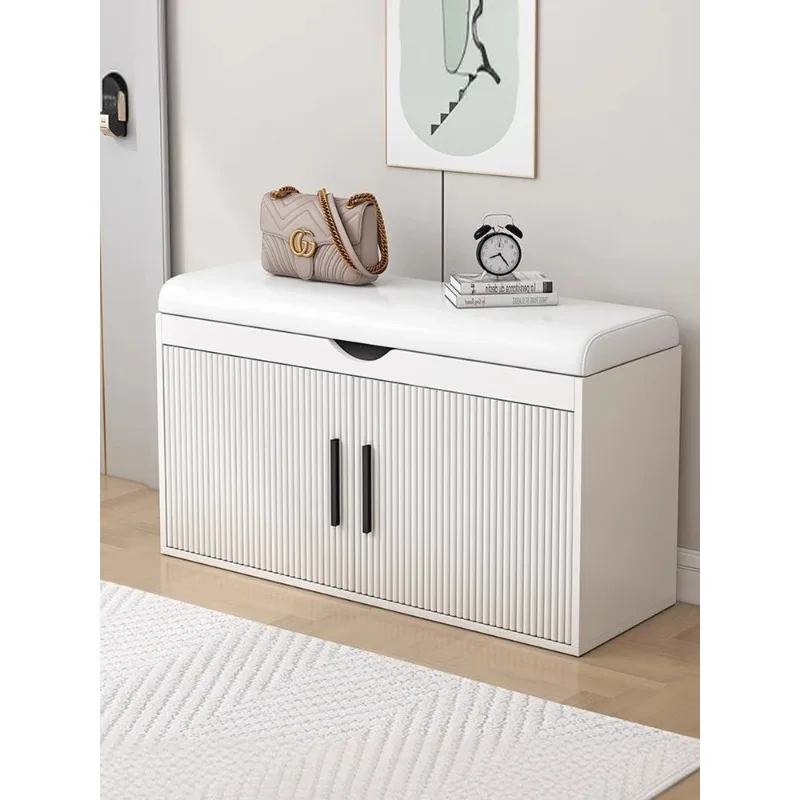 

Home change stool door household stool can sit into the door stool simple cabinet small apartment shoe rack integ