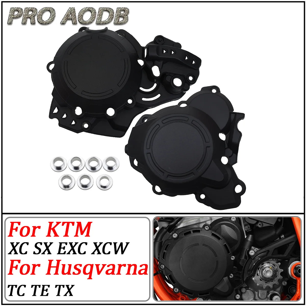 

Clutch Protector Ignition Guard Cover For KTM EXC SX XC XC-W TPI For Husqvarna TC TE TX For Gas Gas EC EX MC 250 300i 2017-2023