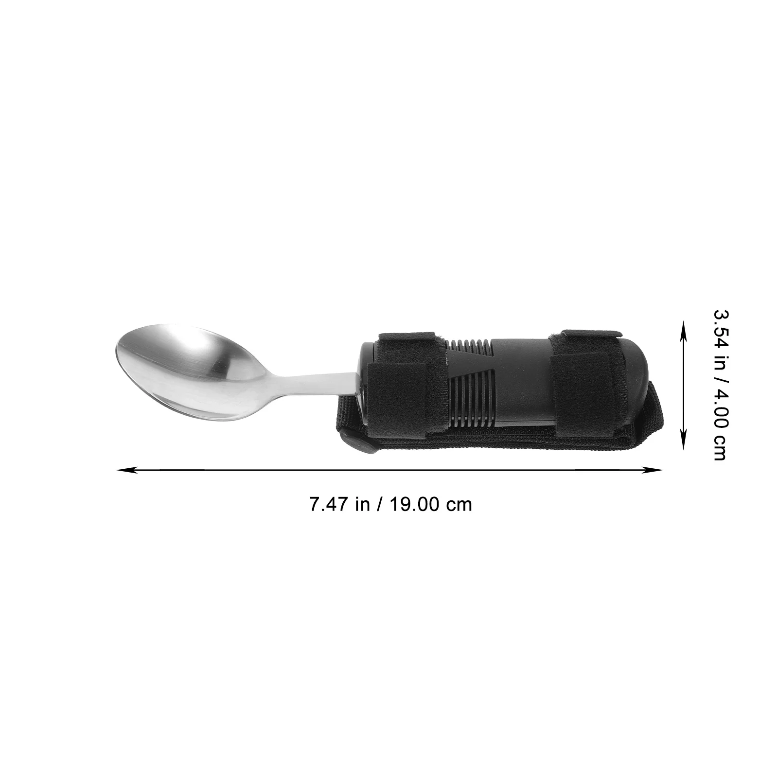 

Adaptive Spoon Non-Slip Portable Cutlery Tremble Proof Spoon for Elderly Disabled Arthritis Patients Disability Aids