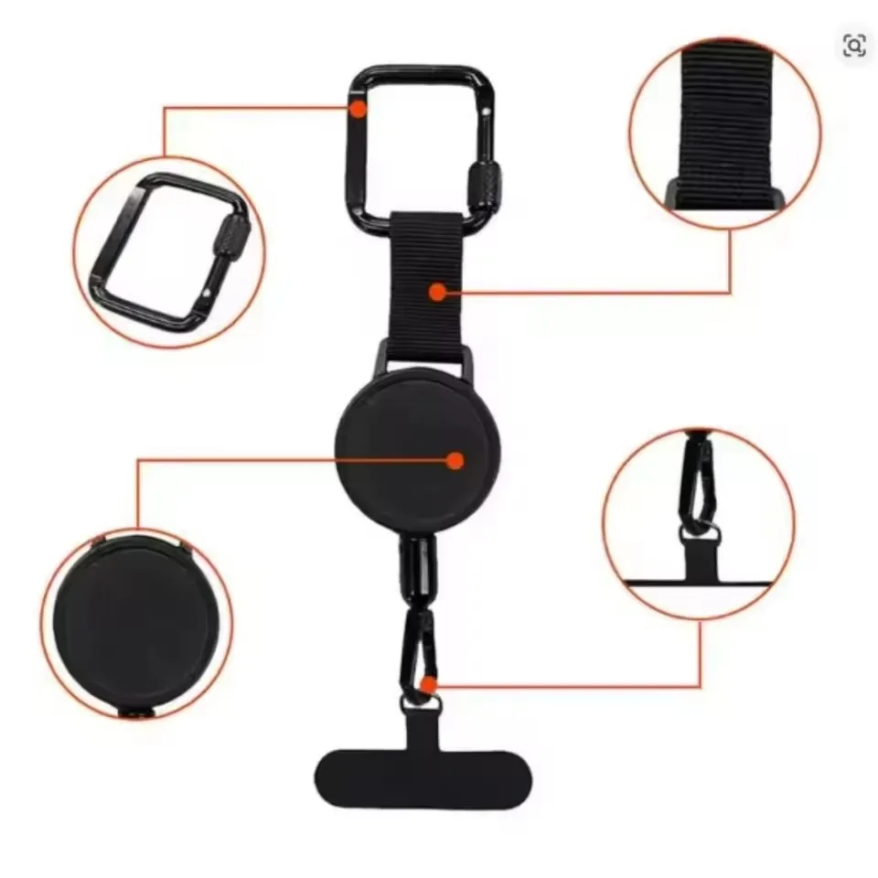 Retractable Anti-Theft Phone Holder Lanyard