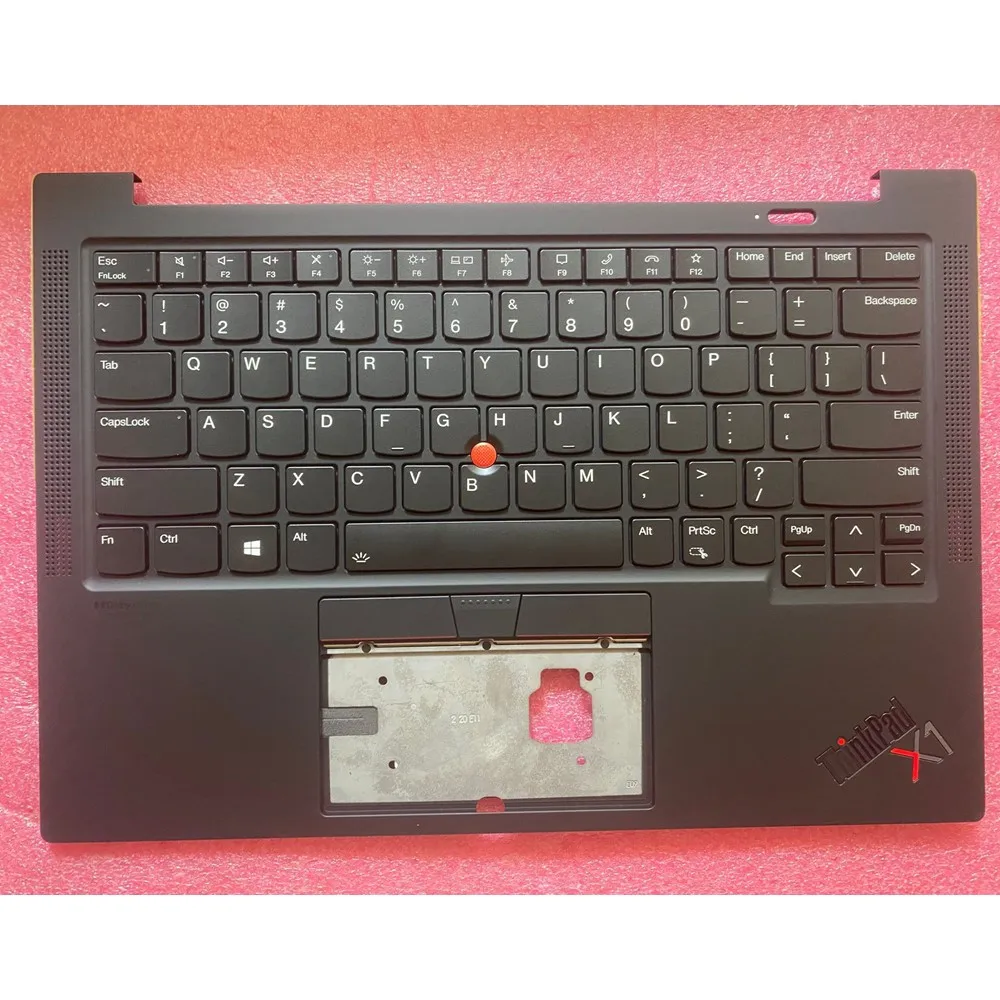 

New Original for Lenovo ThinkPad X1 Carbon 9th Gen Palmrest cover with US Backlight Keyboard WLAN Version 5M11C53307 5M11C53235