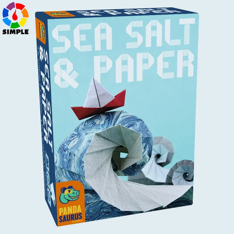

Карточная игра с морской солью и бумагой — стратегическая игра с океанской тематикой, быстрая и тактическая,
