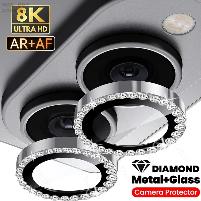 Luxuriöser Diamant-Aluminiumlegierungs-Ring-Objektivschutz für Samsung Galaxy Z Fold 8 Fold8 ZFold8 5G Rückkamera-Schutzkappe Zubehör