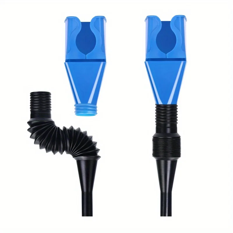 Universal Automotive Refueling Funnel Oil Pouring No Grip Buckle Type New Household Thickened Folding Design for Easy Pouring