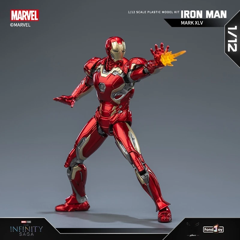 

Marvel hero Iron Man MK45 MK46 MK1 2 3 4 5 6 7 model kit Marvel Comics assembled model as a beautiful toy gift for friends